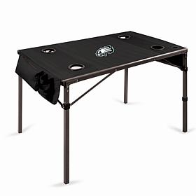Officially Licensed NFL Black Portable Folding Travel Table - Eagles