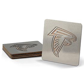 Officially Licensed NFL Boasters 4-piece Coaster Set - Atlanta Falc...