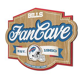 Officially Licensed NFL Buffalo Bills Fan Cave Sign