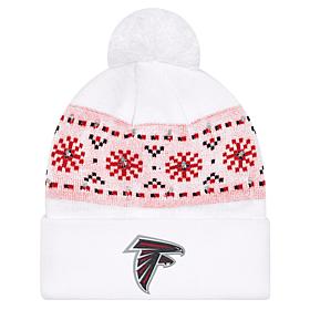 Officially Licensed NFL by Carl Banks Holiday Sweater Light-up Beanie