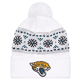 Officially Licensed NFL by Carl Banks Holiday Sweater Light-up Beanie