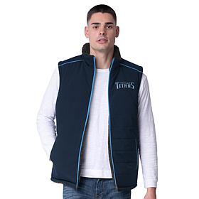Officially Licensed NFL by Carl Banks Reversible Vest with Pockets