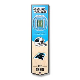 Officially Licensed NFL Carolina Panthers 3D Stadium Banner