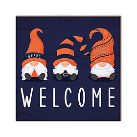 Officially Licensed NFL Chicago Bears Welcome Gnomes Wall Decor