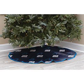 Officially Licensed NFL Christmas Tree Skirt - Carolina Panthers