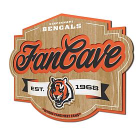 Officially Licensed NFL Cincinnati Bengals Fan Cave Sign