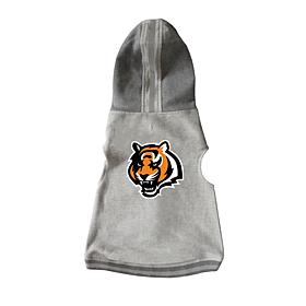 Officially Licensed NFL Cincinnati Bengals Pet Hooded Crewneck