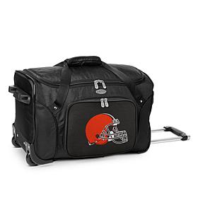 Officially Licensed NFL Cleveland Browns 22" Wheeled Duffel Bag