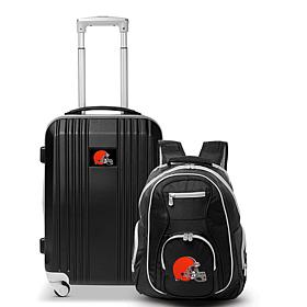 Officially Licensed NFL Cleveland Browns Premium Backpack & Carry-On