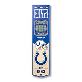 Officially Licensed NFL Colts 3D Stadium Banner - Lucas Oil Stadium