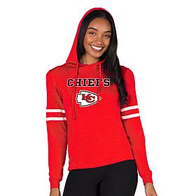 Officially Licensed NFL Concepts Sport Chiefs Ladies' Hooded Top