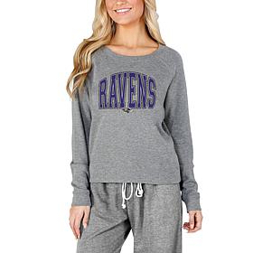 Officially Licensed NFL Concepts Sport Mainstream Ladies LS Top Ravens