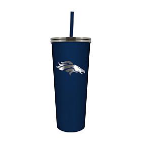Officially Licensed NFL Denver Broncos 24 oz. Skinny Tumbler