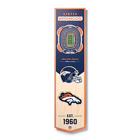 Officially Licensed NFL Denver Broncos 3D Stadium Banner