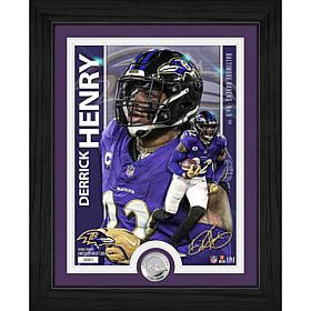 Officially Licensed NFL Derrick Henry Silver-Plated Coin Photo Mint