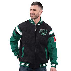 Officially Licensed NFL Faux Suede Jacket by Glll Sports