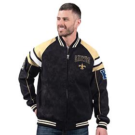 Officially Licensed NFL Faux Suede Jacket by Glll Sports