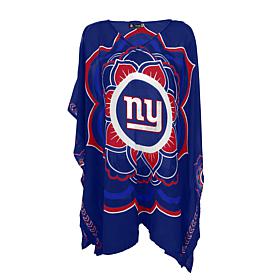 Officially Licensed NFL "Flower" Caftan - New York Giants