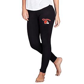 Officially Licensed NFL Fraction Slounge Legging - Browns