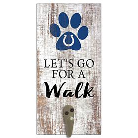 Officially Licensed NFL Indianapolis Colts Dog Leash Holder Sign