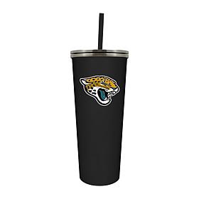 Officially Licensed NFL Jacksonville Jaguars 24 oz. Skinny Tumbler