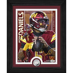 Officially Licensed NFL Jayden Daniels Silver-Plated Coin Photo Mint