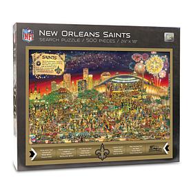 Officially-Licensed NFL Joe Journeyman Puzzle - New Orleans Saints