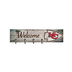 Officially Licensed NFL Kansas City Chiefs Coat Hanger 6" x 24"