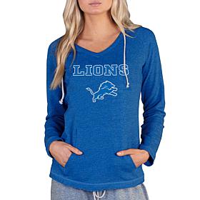 Officially Licensed NFL Ladies Mainstream Long-Sleeve Hoodie - Lions