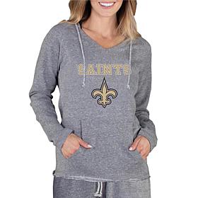Officially Licensed NFL Ladies Mainstream Long-Sleeve Hoodie - Saints