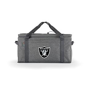 Officially Licensed NFL Las Vegas Raiders 64-Can Collapsible Cooler