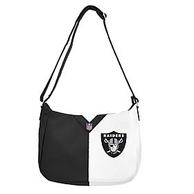 Officially Licensed NFL Las Vegas Raiders Pebble Split Hobo Bag