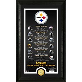 Officially Licensed NFL "Legacy" Bronze Coin Photo Mint - Steelers 