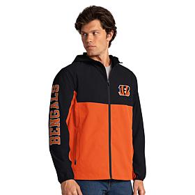 Officially Licensed NFL Lightweight Full Zip Hooded Jacket by Glll