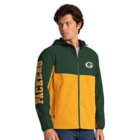 Officially Licensed NFL Lightweight Full Zip Hooded Jacket by Glll