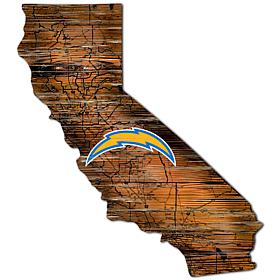 Officially Licensed NFL Los Angeles Chargers Distressed State w/ Logo