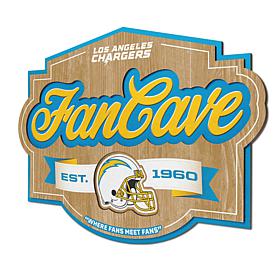Officially Licensed NFL Los Angeles Chargers Fan Cave Sign