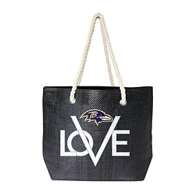 Officially Licensed NFL Love Tote - Baltimore Ravens