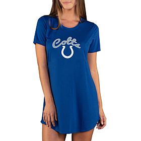 Officially Licensed NFL Marathon Nightshirt by Concept Sports - Colts