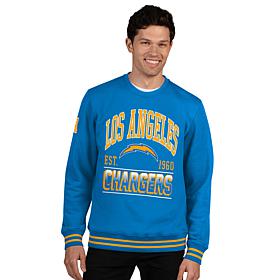Officially Licensed NFL Men's Crew-Neck Fleece Pullover by Glll