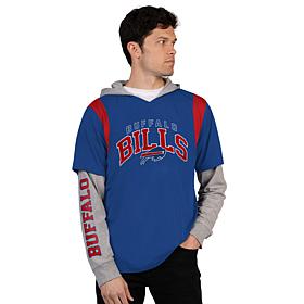 Officially Licensed NFL Men's Long-Sleeve Fashion Layer Top by Glll