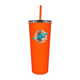 Officially Licensed NFL Miami Dolphins 24 oz. Skinny Tumbler