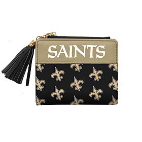 Officially Licensed NFL New Orleans Saints Mini Organizer Wallet
