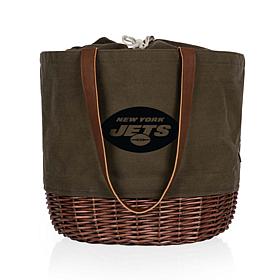 Officially Licensed NFL New York Jets Basket Tote Bag