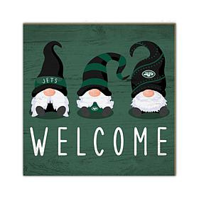 Officially Licensed NFL New York Jets Welcome Gnomes Wall Decor