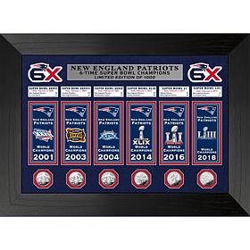 Officially Licensed NFL Patriots Banner Collection Photo Mint