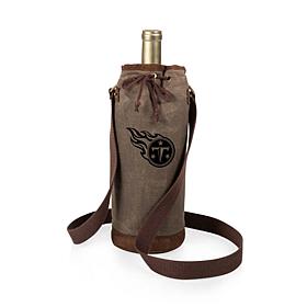 Officially Licensed NFL Picnic Time Waxed Canvas Wine Tote - Tennes...
