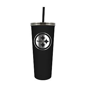 Officially Licensed NFL Pittsburgh Steelers 24 oz. Skinny Tumbler