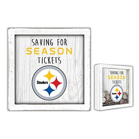 Officially Licensed NFL Pittsburgh Steelers Saving for Tickets Money 
