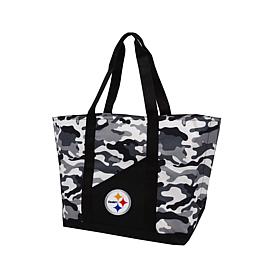 Officially Licensed NFL Pittsburgh Steelers Super-Duty Camo Tote